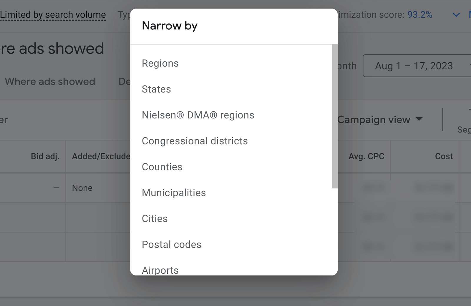 Refine your targeting
