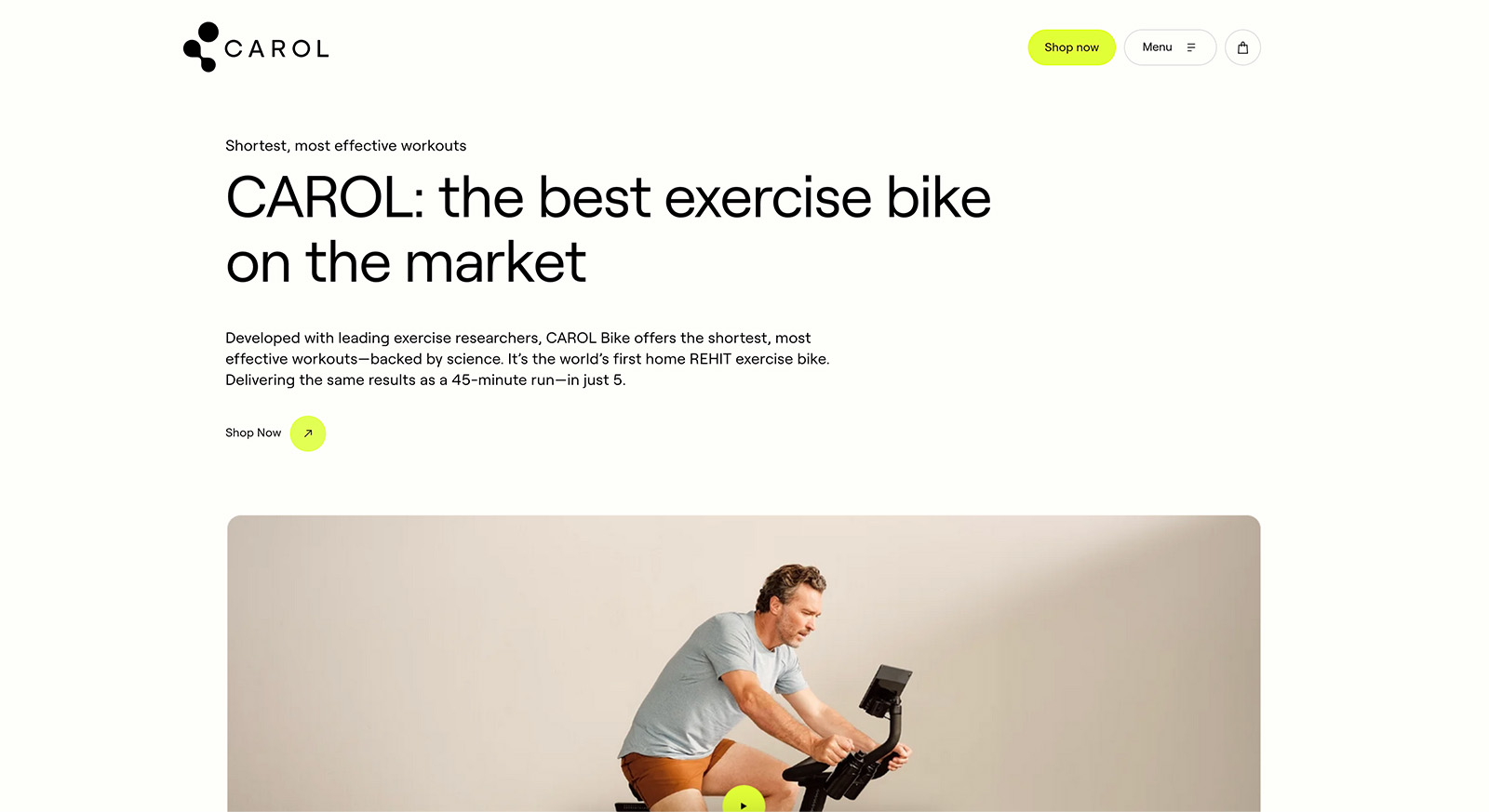 Select landing pages