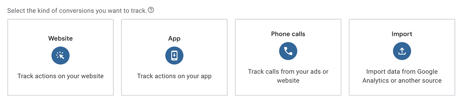 Set up conversion tracking