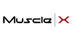 logo muscle x black color